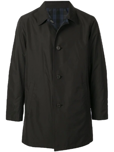 Kent & Curwen Single-breasted Short Jacket In Black