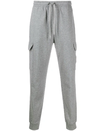 Burberry Cargo-style Track Pants In Grau
