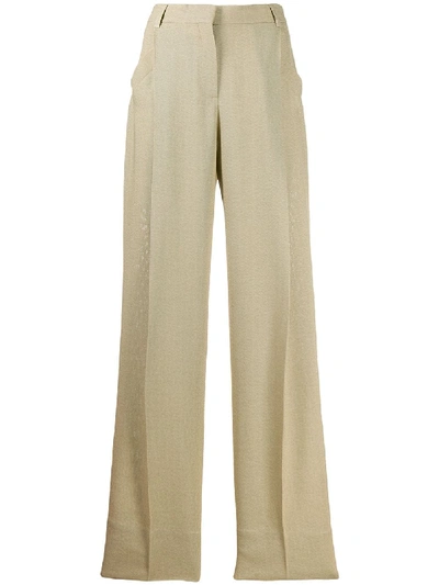 Jacquemus Loya Trousers In Nude