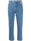 ACT N°1 MID RISE CROPPED EMBELLISHED JEANS