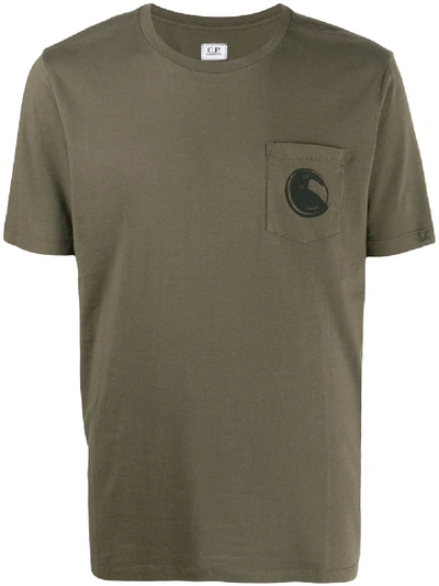 ★C.P. Company★ 302 Relax Fit T-Shirt Bronze Green 14CMTS15 MUSINSA | CP Company 30/2 Relaxed fit T-shirt - Bronze Green