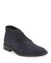 Tod's Lace-up Desert Boots In Blue