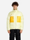 Nike Acg Water Repellent Nylon Down Jacket In Luminous Green/ Gold