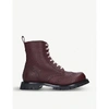 GUCCI ARLEY LEATHER ANKLE BOOTS