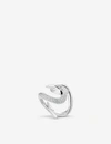 SHAUN LEANE SHAUN LEANE WOMENS SILVER HOOK STERLING SILVER AND DIAMOND RING,30447305