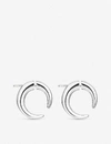 SHAUN LEANE SHAUN LEANE WOMEN'S SILVER QUILL TALON STERLING SILVER HOOP EARRINGS,30448130