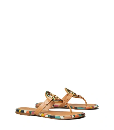 Miller enamel logo online sandal