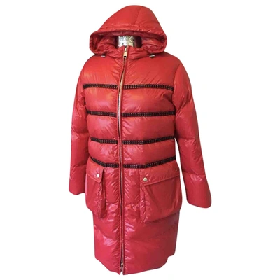 Pre-owned Ermanno Scervino Puffer In Red