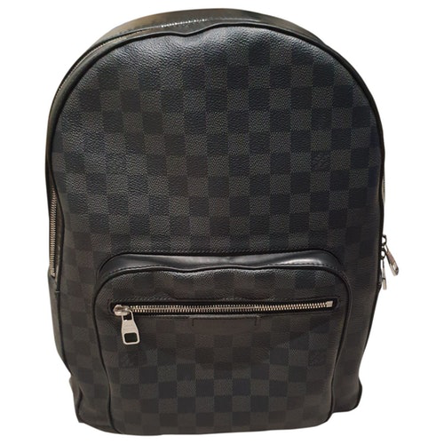 Pre-Owned Louis Vuitton Josh Backpack Anthracite Cloth Bag | ModeSens