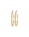 ARGENTO VIVO TEXTURED HOOP EARRINGS,060047204472