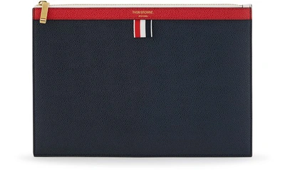 Thom Browne Small Tablet Cover In Rwbwht