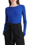 Alex Mill Ribolata Wool Blend Pullover In True Blue