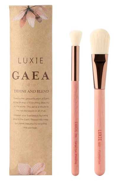 LUXIE LUXIE GAEA DEFINE & BLEND BRUSH SET,10008