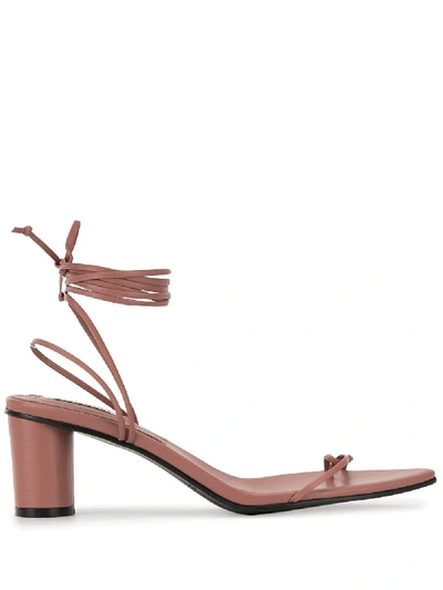 Reike Nen Tie Ankle Sandals In Pink