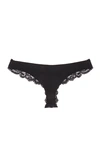 Fleur Du Mal Panty Pack Charlotte Lace Thong In Black