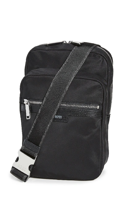 Hugo Boss Meridian Mono Strap Bag In Black