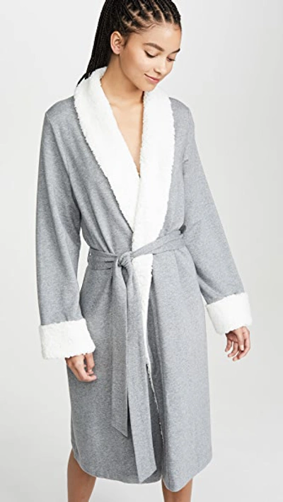 Eberjey Apres Ski Vermont Robe In Heather Grey