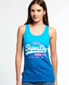 SUPERDRY VINTAGE LOGO DUO DIP VEST TOP,2103026000077VRN001