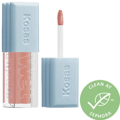 KOSAS WET LIP OIL PLUMPING PEPTIDE LIP TREATMENT GLOSS JELLYFISH .15 OZ/ 4.6 ML,P451920