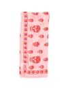 Alexander Mcqueen Silk Skull Scarf In Roseate Red (pink)