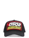 DSQUARED2 EMBROIDERED BASEBALL CAP,11154659