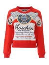 MOSCHINO BUDWEISER SWEATSHIRT,11154330