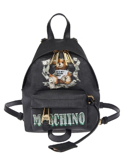 Moschino Backpack In Black