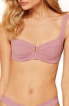 L*SPACE CAMELLIA UNDERWIRE BIKINI TOP,LSCAT19