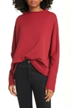 Frank & Eileen Tee Lab Long Sleeve Cotton Jersey Tee In Bordeaux Red