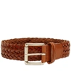 ANDERSON'S Anderson's Woven Leather Belt