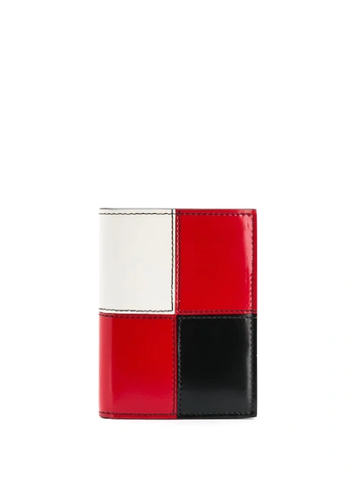 Marni Colour-block Wallet In Schwarz