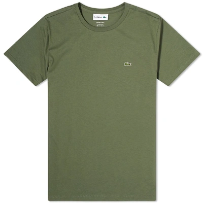Lacoste Classic Fit Tee In Green
