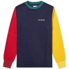 AIMÉ LEON DORE Aimé Leon Dore Long Sleeve Fleece Colourblocked Tee
