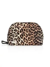 GANNI Leopard-Print Toiletry Bag