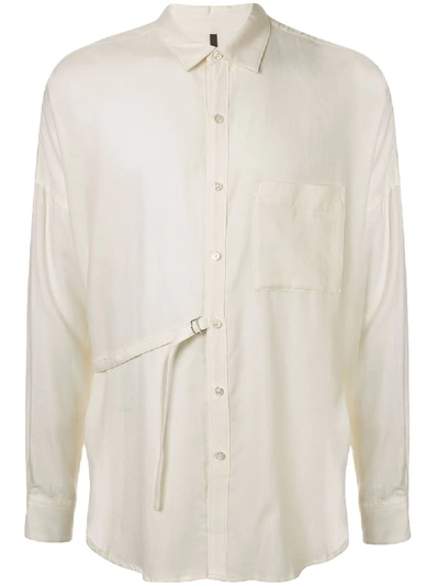 Attachment Deconstructed Shirt In White