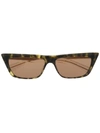 Christian Roth Cr-701 Shield Sunglasses In Green