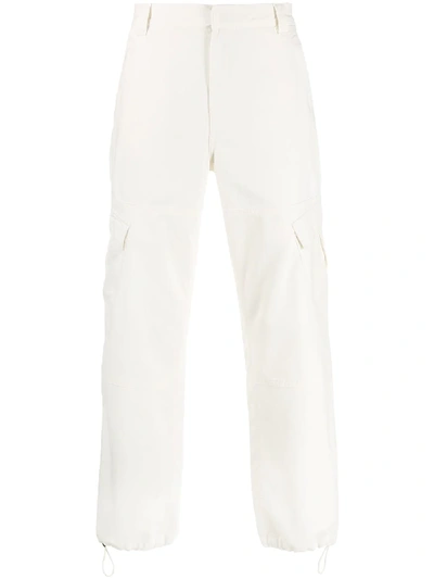 Phipps Drawstring-leg Cargo Trousers In White