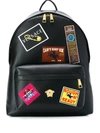 VERSACE BADGE APPLIQUÉ BACKPACK