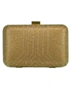 WHITING & DAVIS GOLD CRYSTAL YVES MINAUDIERE BOX CLUTCH