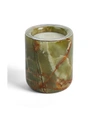 THE LUXURIATE Green Onyx Candle Vessel