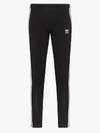 Adidas Originals Adidas Black Original Three Stripe Leggings In Black