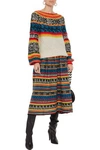 MES DEMOISELLES GOYAVE BRUSHED FAIR ISLE KNITTED SWEATER,3074457345621498233