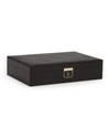 Wolf Palermo Medium Jewelry Box - Black In Anthracite