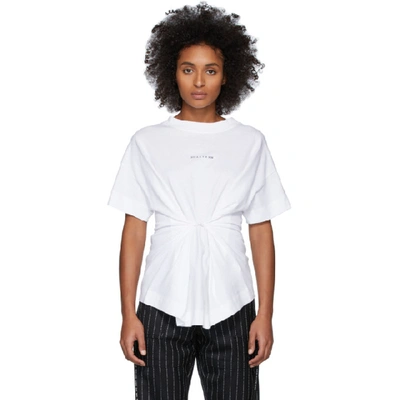 Alyx Short Sleeve Cinched T-shirt In 001 White