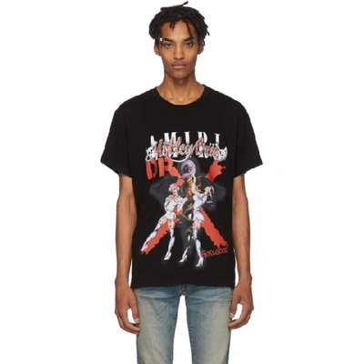 Amiri Black 'mötley Crüe Dr Feelgood' T-shirt