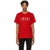 Amiri Print Dagger Cotton Jersey T-shirt In Red