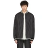 424 424 BLACK VARSITY BOMBER JACKET