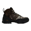 ALYX 1017 ALYX 9SM BROWN AND BLACK HIKING BOOTS