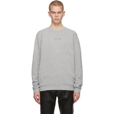 Alyx Grey Crewneck Visual Sweatshirt