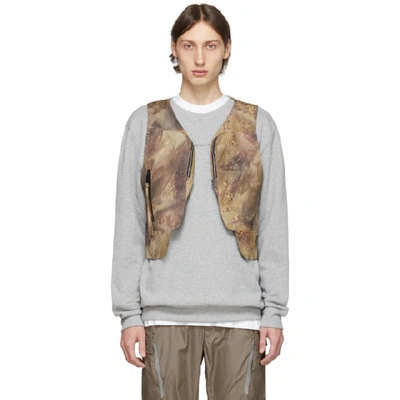 Alyx Camouflage Printed Cropped Gilet In Mty0001